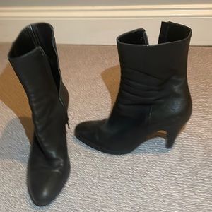 Black Barney’s brand leather boots